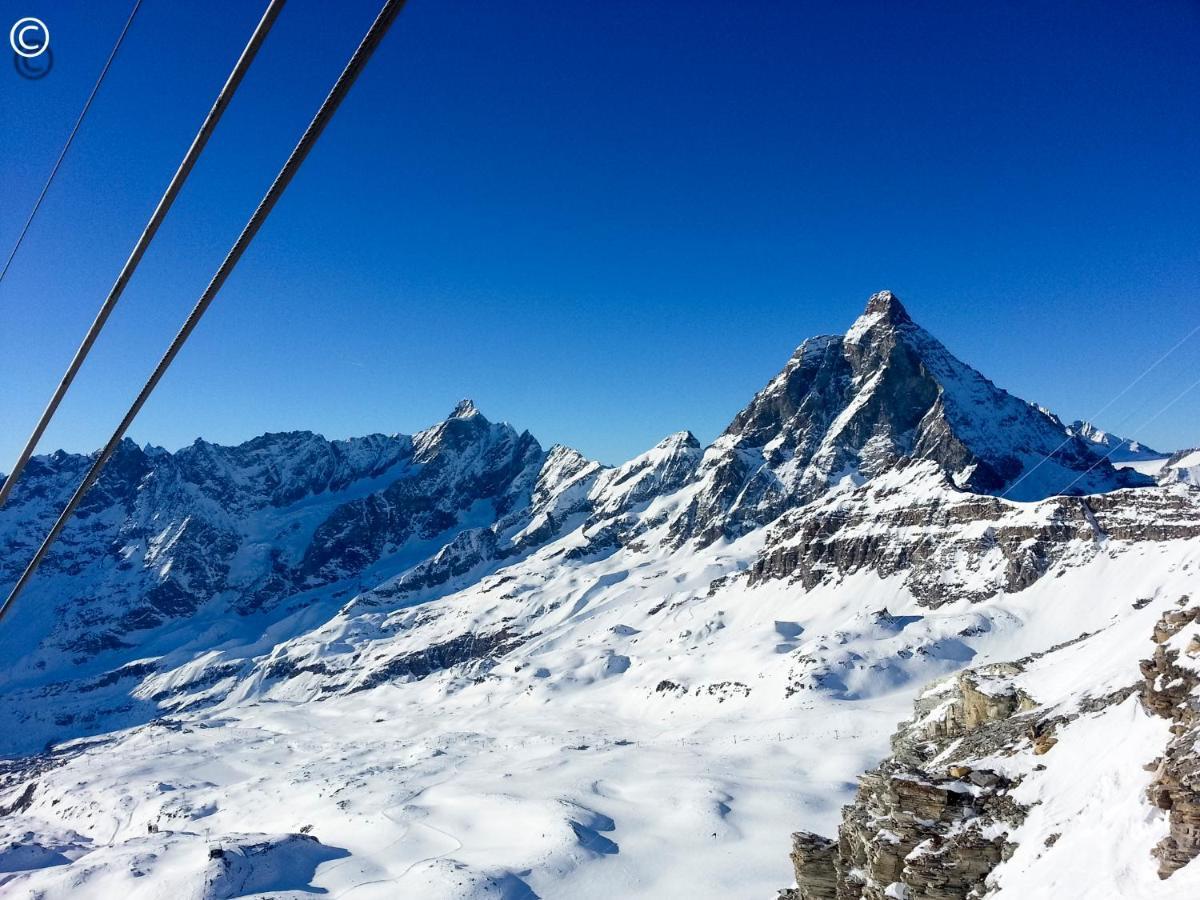 Breuil Cervinia Near Funicular Apartment With Private Garage Exterior foto